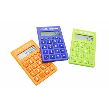 多色8位數塑料計算機H_1